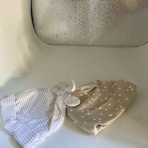 Pair of baby cap hats 0-6 months NWOT